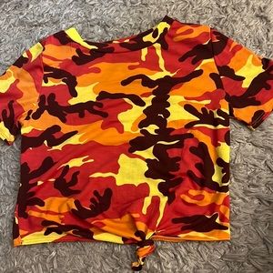 Worn once Womens Cameo cropped tee